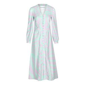 House Of Sunny Pastel Maxi Dress Size 8 New